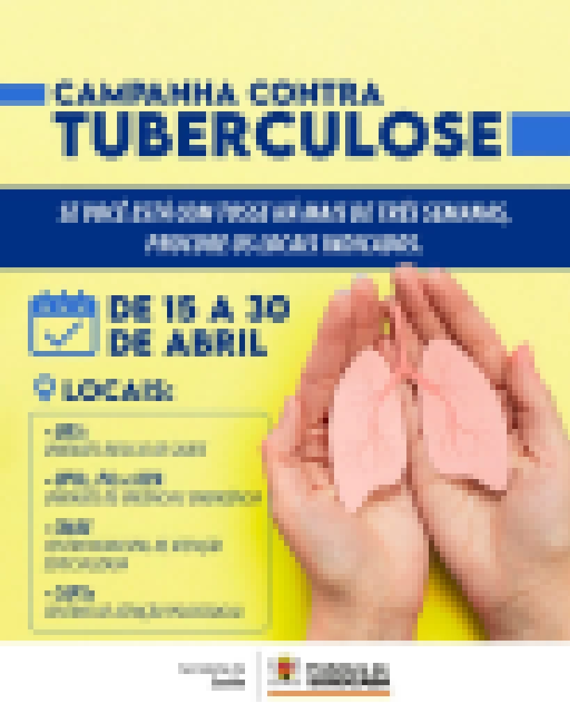 Sorocaba realiza ação contra tuberculose nas unidades de saúde