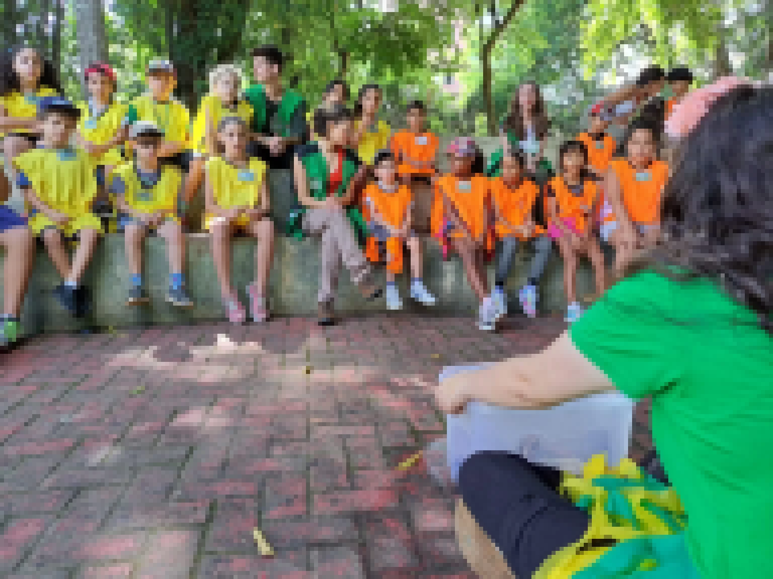 Crianças aprendem sobre os “Guardiões da Natureza” no curso de férias do Parque da Água Vermelha