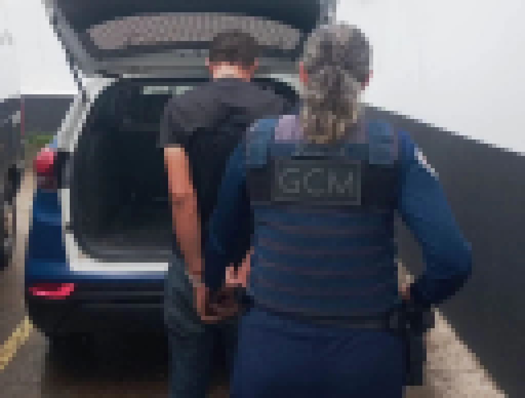 GCM detém procurado pela Justiça em abordagem próxima ao Clube do Idoso