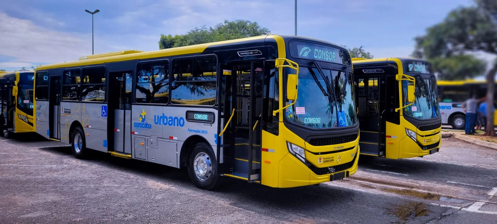 Mais 33 ônibus 0 km começam a operar no transporte público de Sorocaba