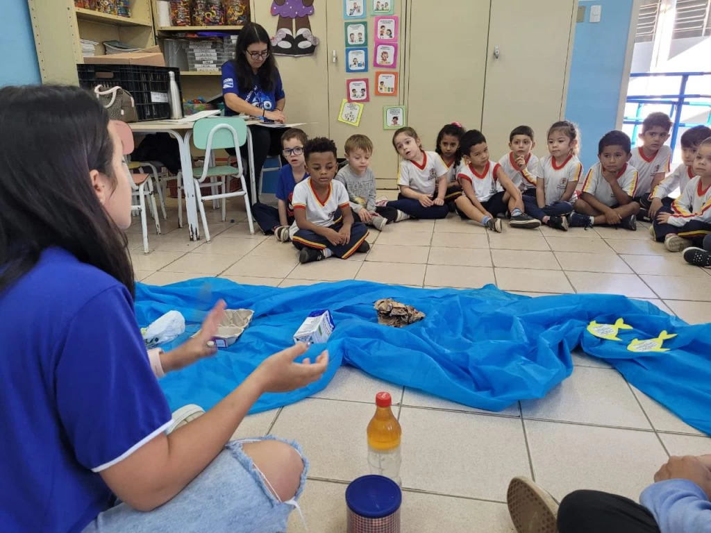 Projeto “Rio vai à Escola” é levado a crianças do CEI-8
