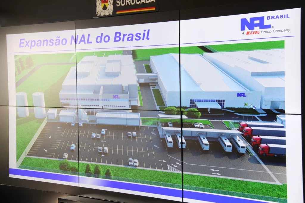 Sorocaba terá investimento de R$ 326 milhões e geração de 600 empregos com expansão da empresa NAL do Brasil