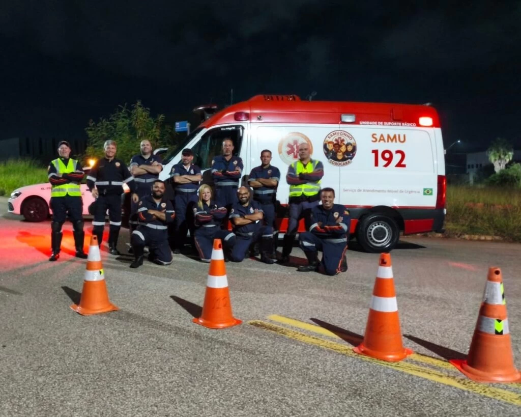 Condutores de Veículos de Emergência participam de simulação realística em horário noturno