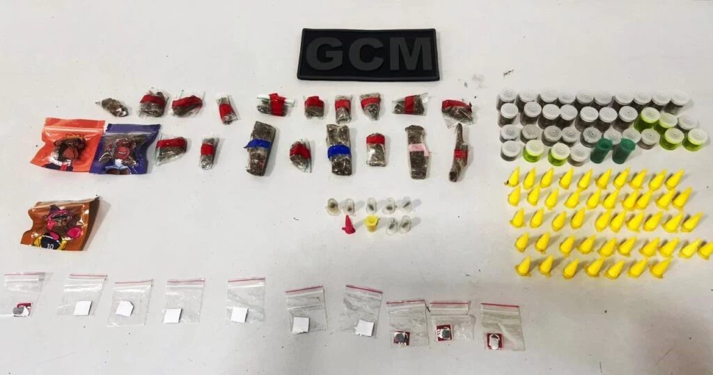GCM apreende 123 porções de drogas no Parque São Bento