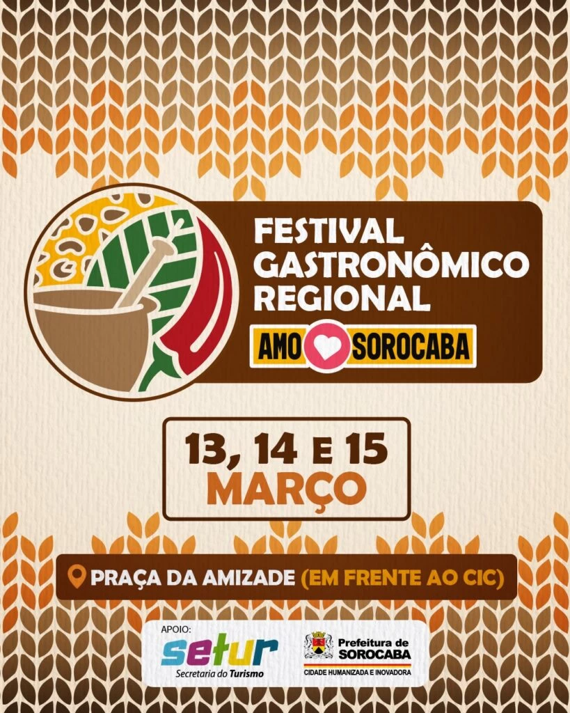Festival Gastronômico Regional é atração na Praça da Amizade a partir de sexta-feira (13)