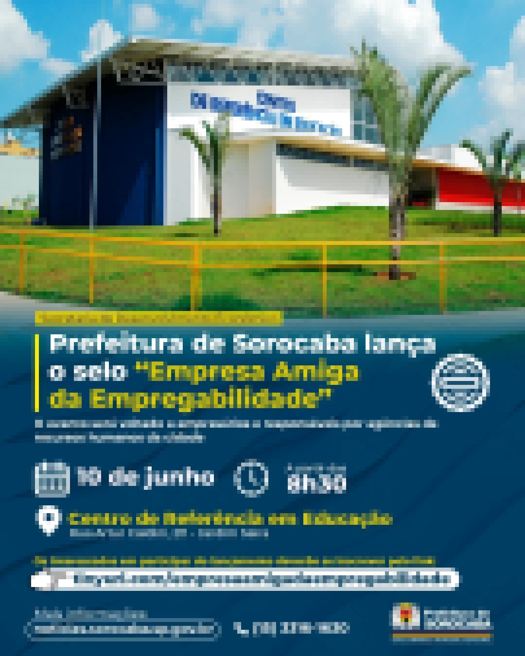 Prefeitura de Sorocaba lançará o selo “Empresa Amiga da Empregabilidade” no dia 10 de junho