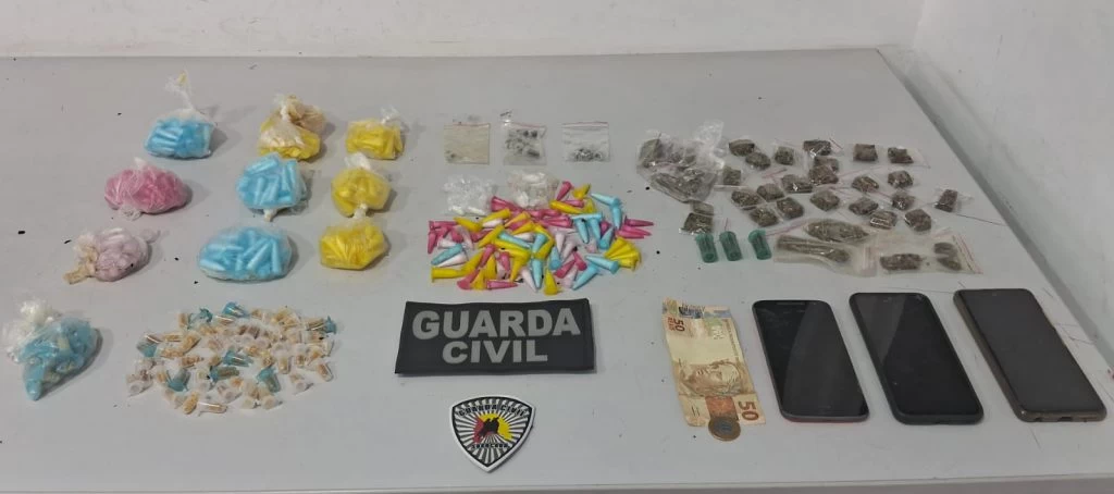 Guarda Civil Municipal detém rapaz por tráfico de drogas no Jardim Alegria