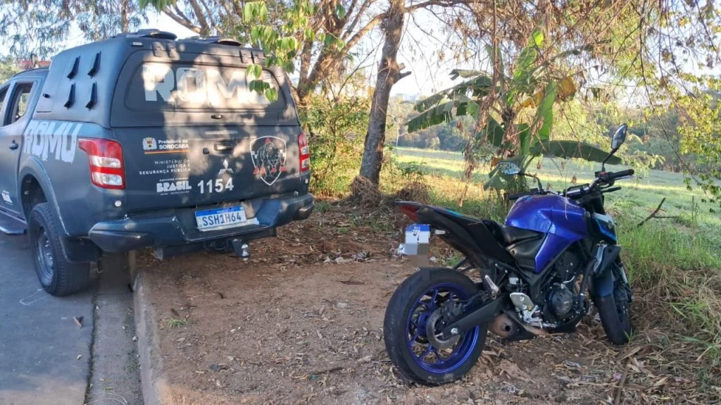 GCM recupera motocicleta furtada na madrugada desta quarta-feira (23)