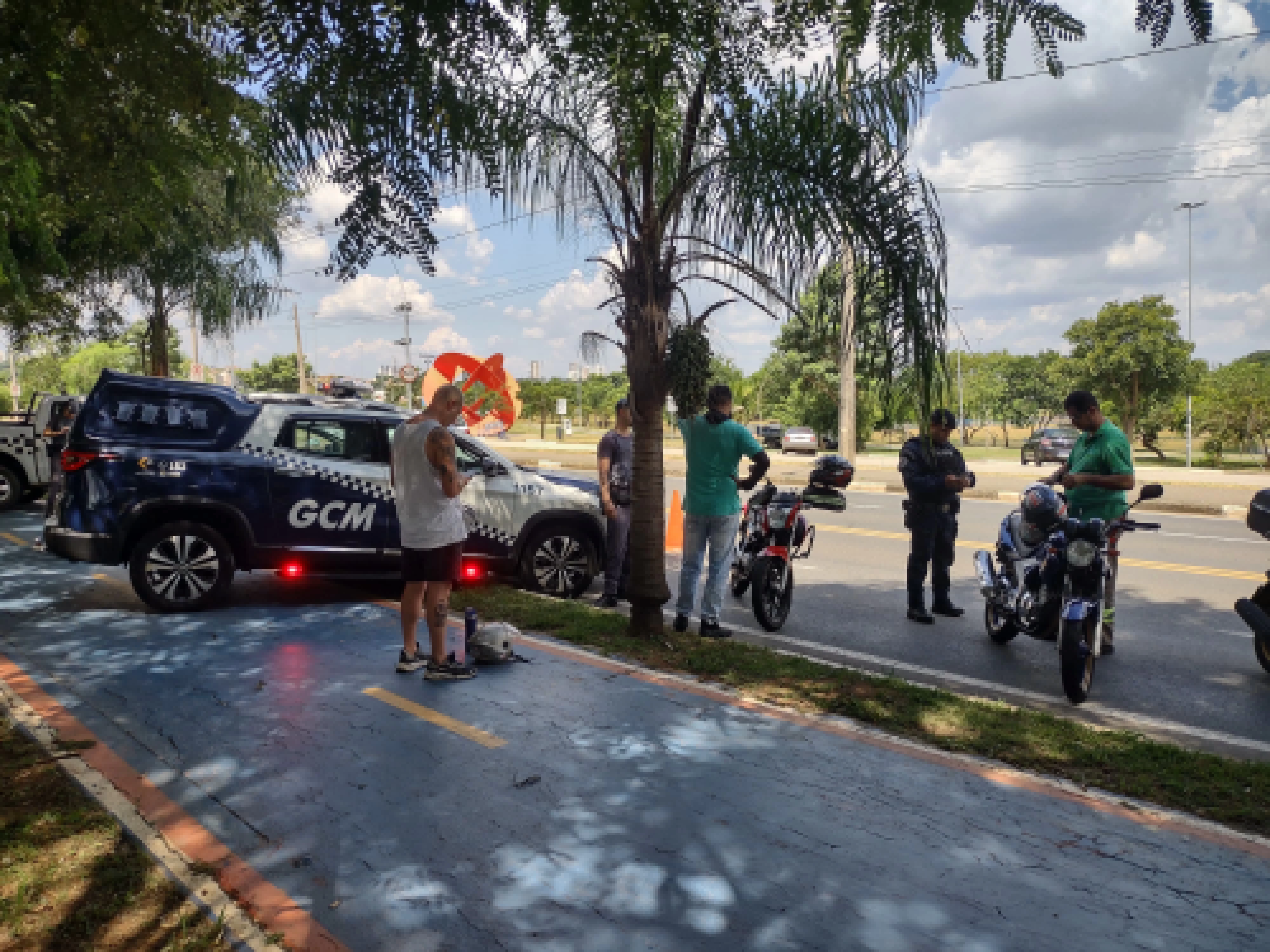 Avenida Dom Aguirre tem operação integrada direcionada a motocicletas