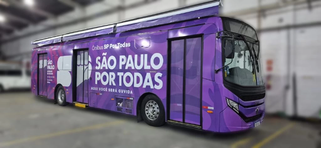 Ônibus SP Por Todas chega a Sorocaba com atendimento especializado de prevenção à violência