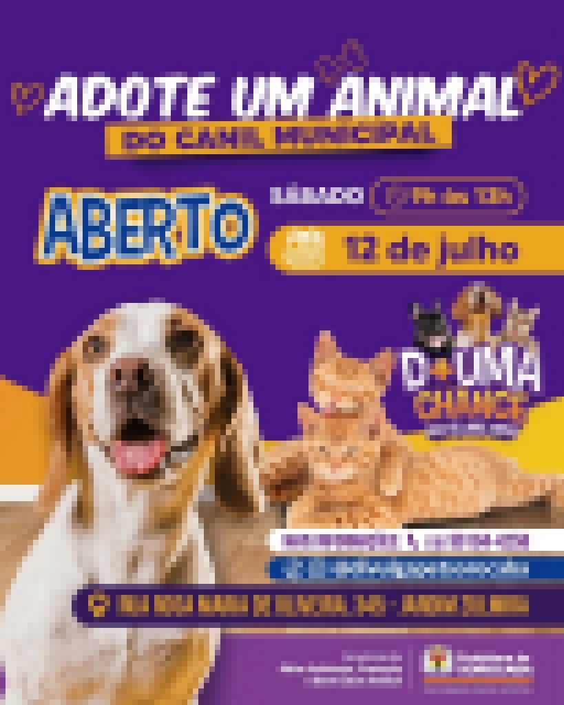 Canil Municipal de Sorocaba estará de portas abertas para adoção responsável de cães e gatos neste sábado (12)