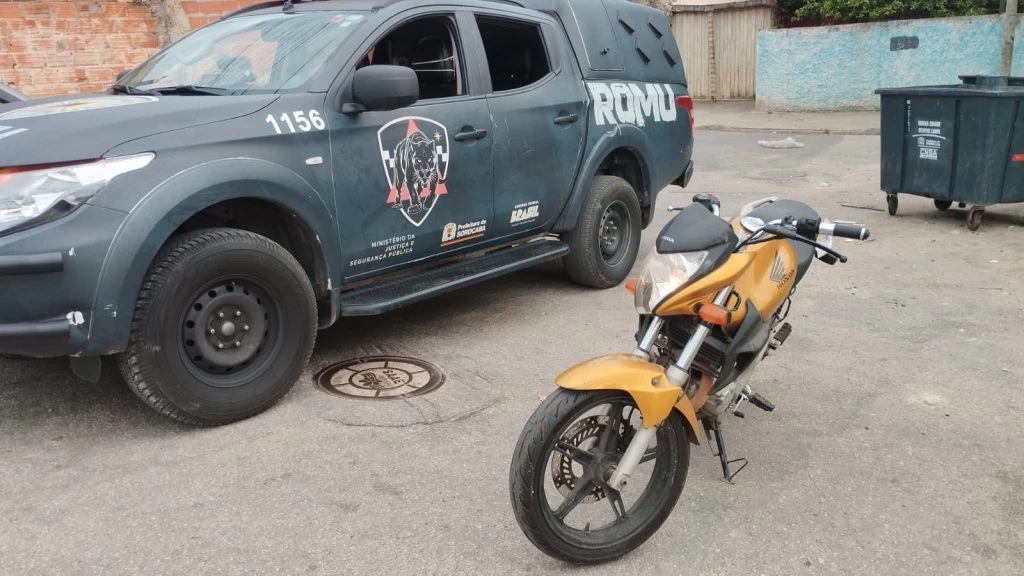 GCM localiza motocicleta furtada no bairro Nova Esperança