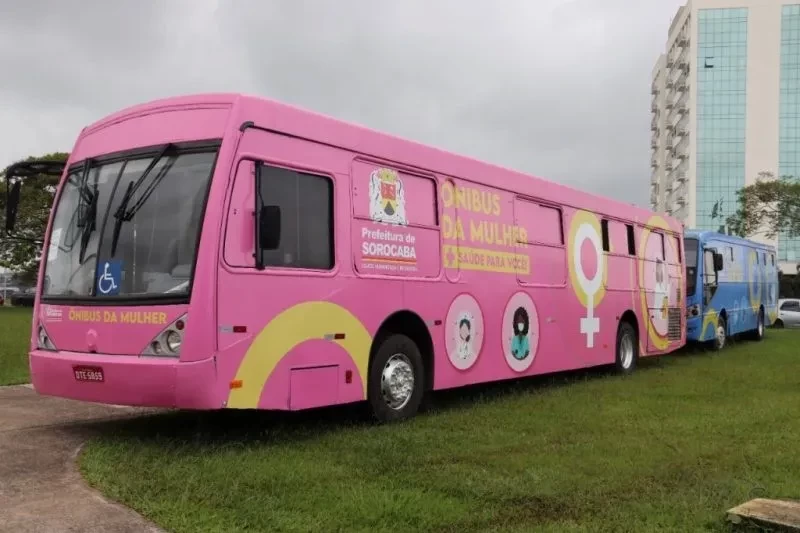 Prefeitura Sorocaba divulga agenda de agosto dos Ônibus Azul e Rosa da Saúde