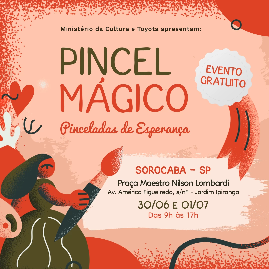 Projeto Pincel Mágico leva arte e cultura para crianças e adolescentes de Sorocaba