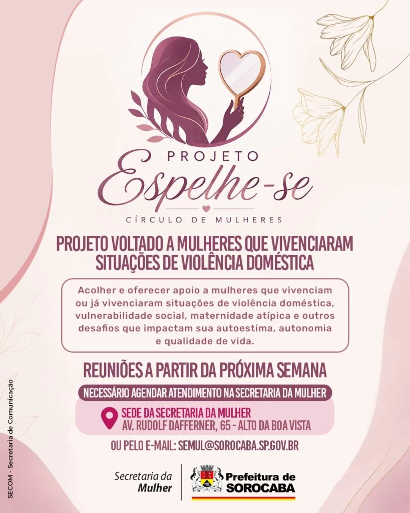 Secretaria da Mulher cria novo projeto voltado a mulheres que vivenciaram situações de violência doméstica