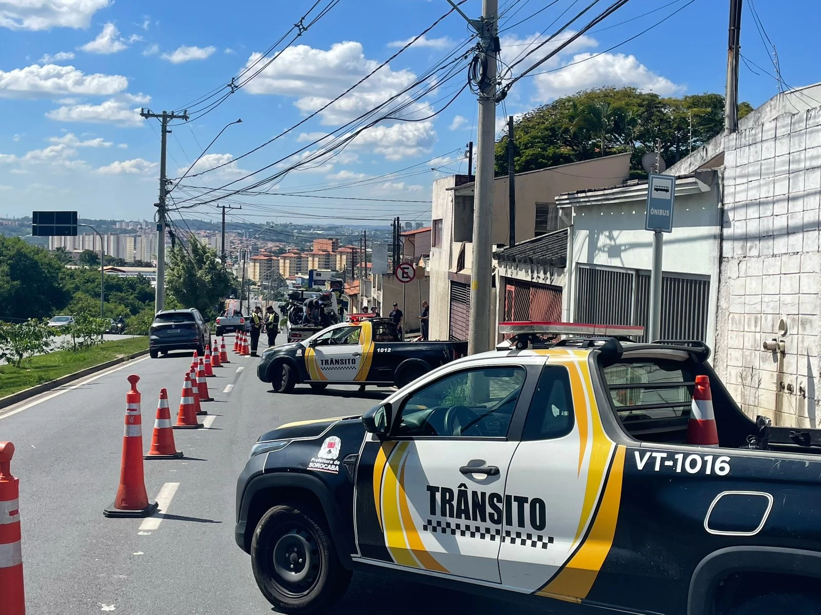 Prefeitura realiza blitz de controle de ruído de motocicletas na Avenida José Joaquim de Lacerda