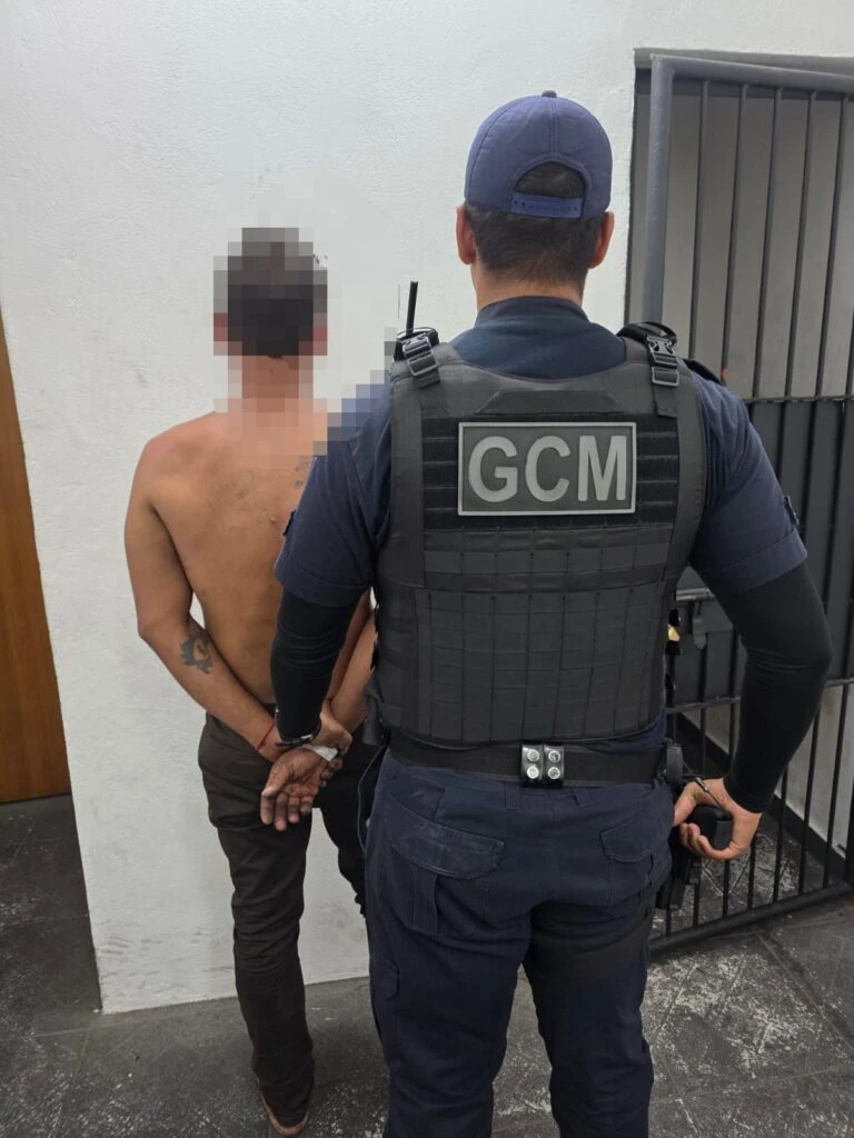 GCM presta apoio ao Samu e detém suspeito de agredir mulher na Vila Jardini