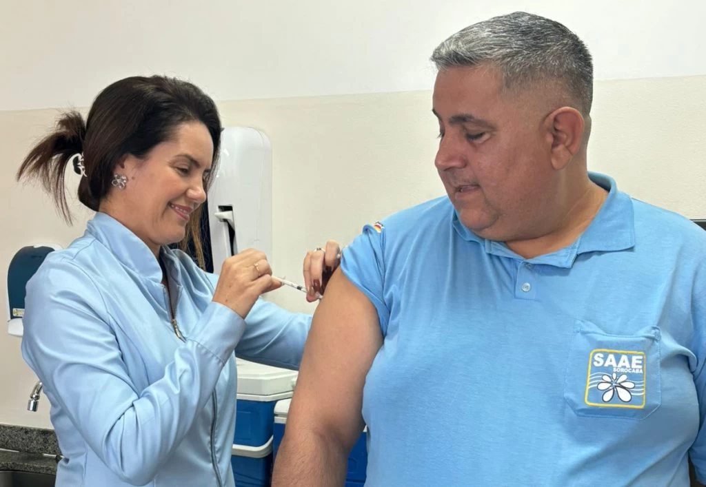 Saae/Sorocaba realiza campanha de vacinação contra a gripe para seus servidores