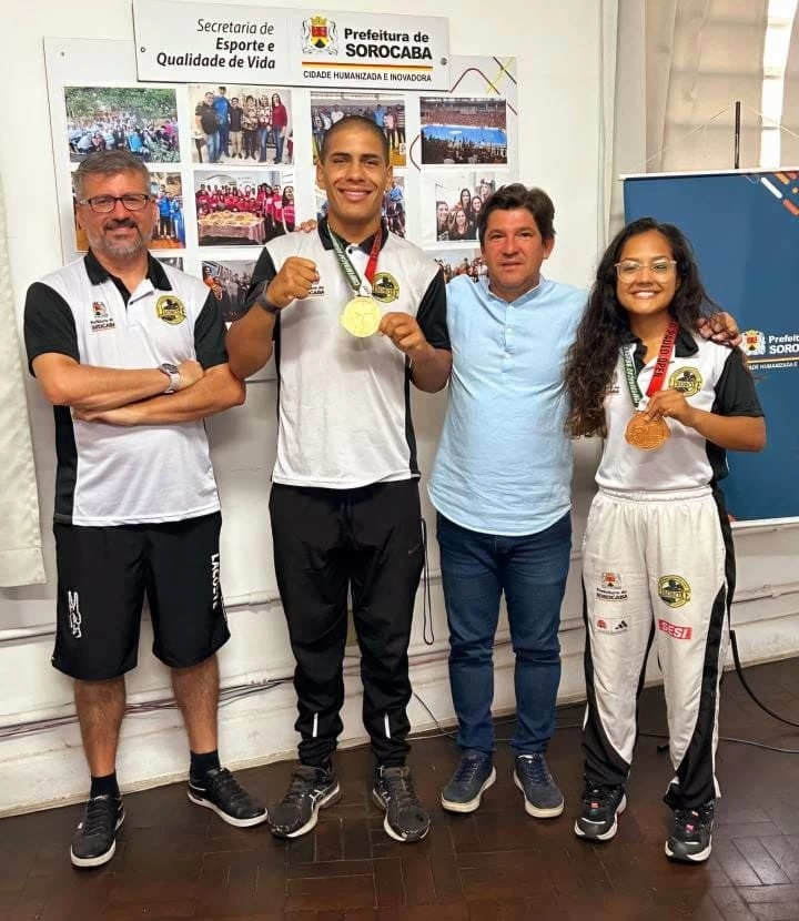 Atletas sorocabanos alcançam o pódio no Campeonato Brasileiro Open Boxe em São Paulo
