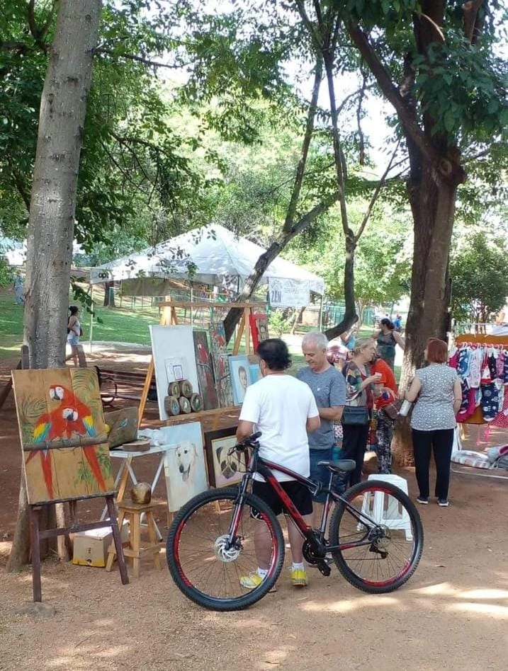 Projeto “Arte a Céu Aberto” é realizado no Parque do Campolim