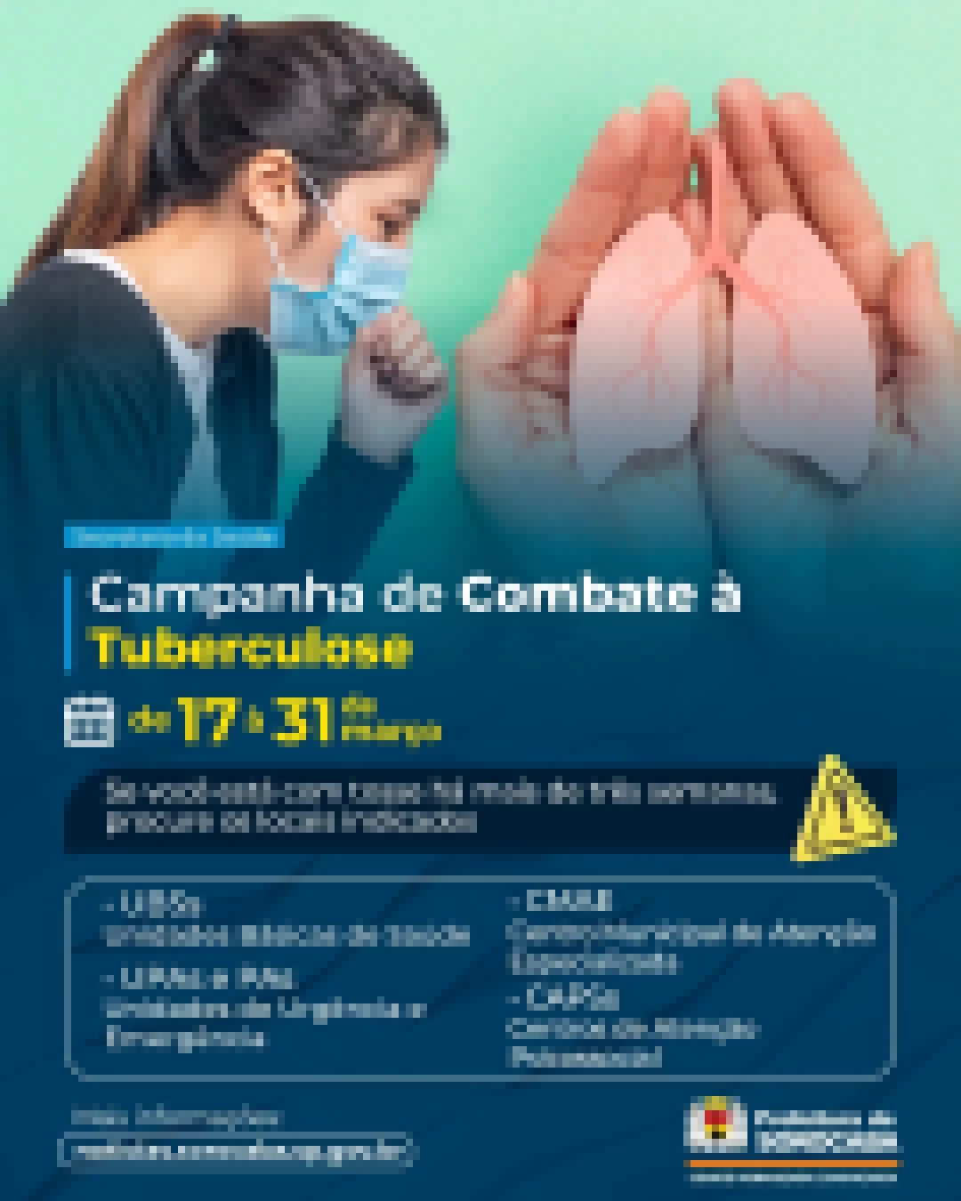 Sorocaba realiza campanha de combate à tuberculose nas unidades de saúde