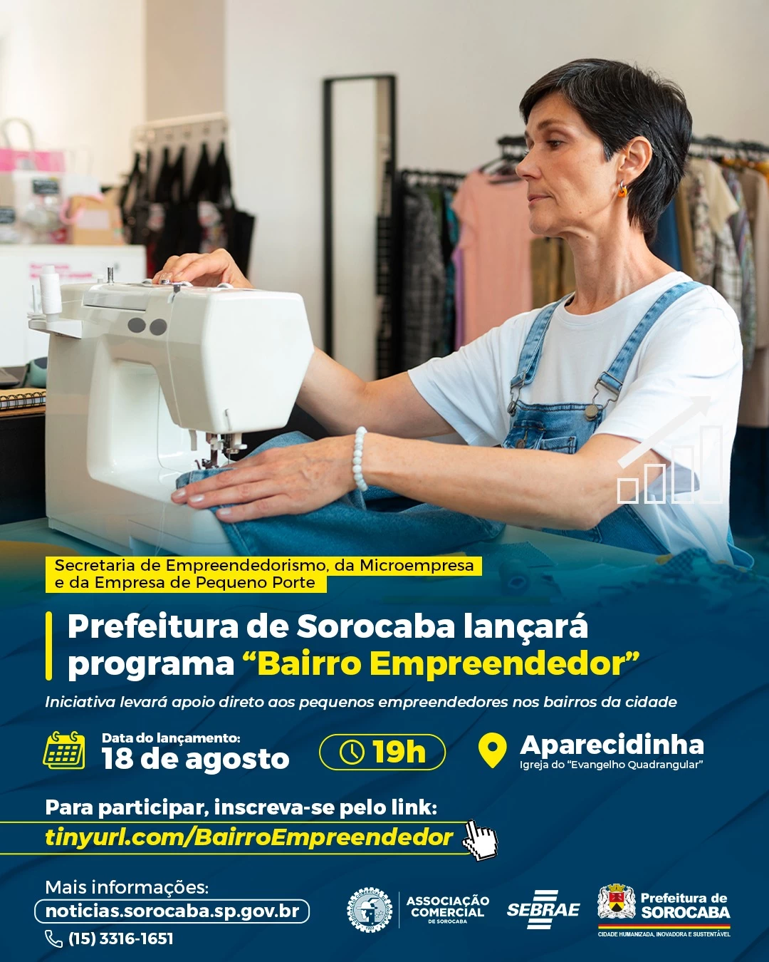 Prefeitura de Sorocaba lançará programa “Bairro Empreendedor” no dia 18 de agosto