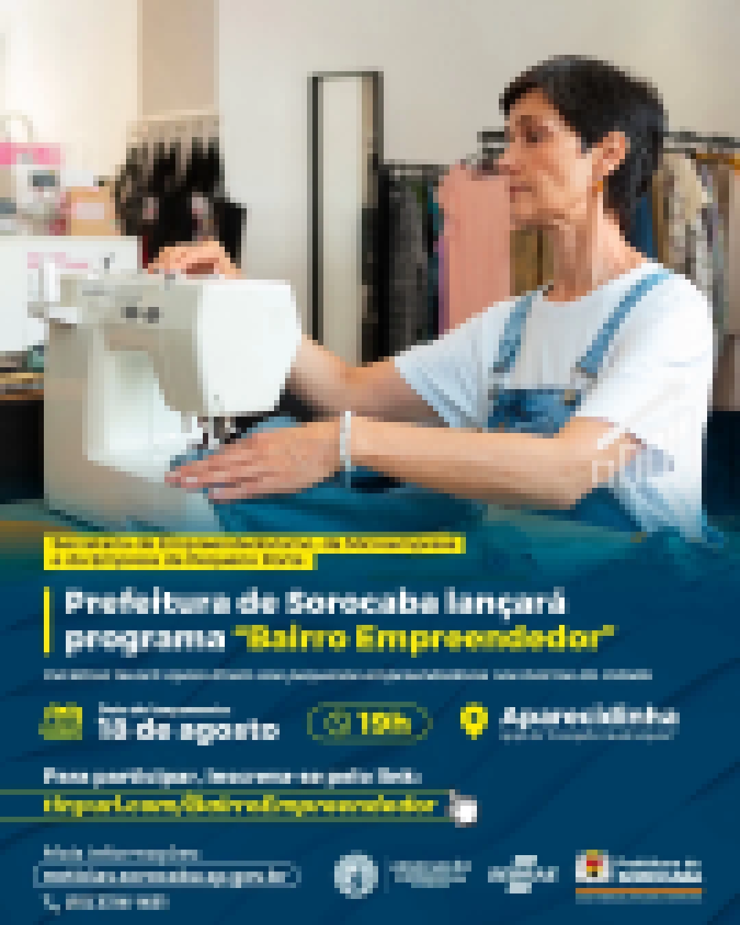 Prefeitura de Sorocaba lançará programa “Bairro Empreendedor” no dia 18 de agosto