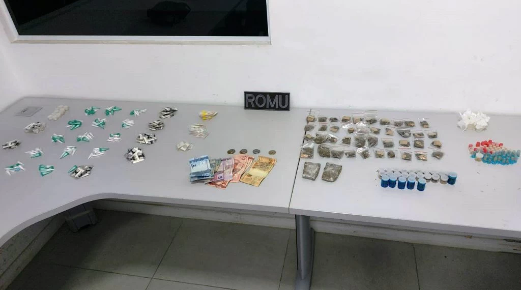 GCM recolhe 634 porções de drogas em dois casos de tráfico envolvendo jovens