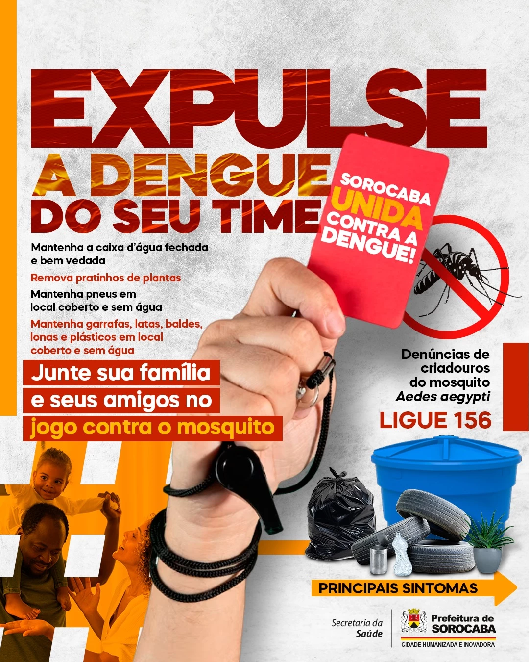 Prefeitura de Sorocaba inicia campanha contra dengue em 2024