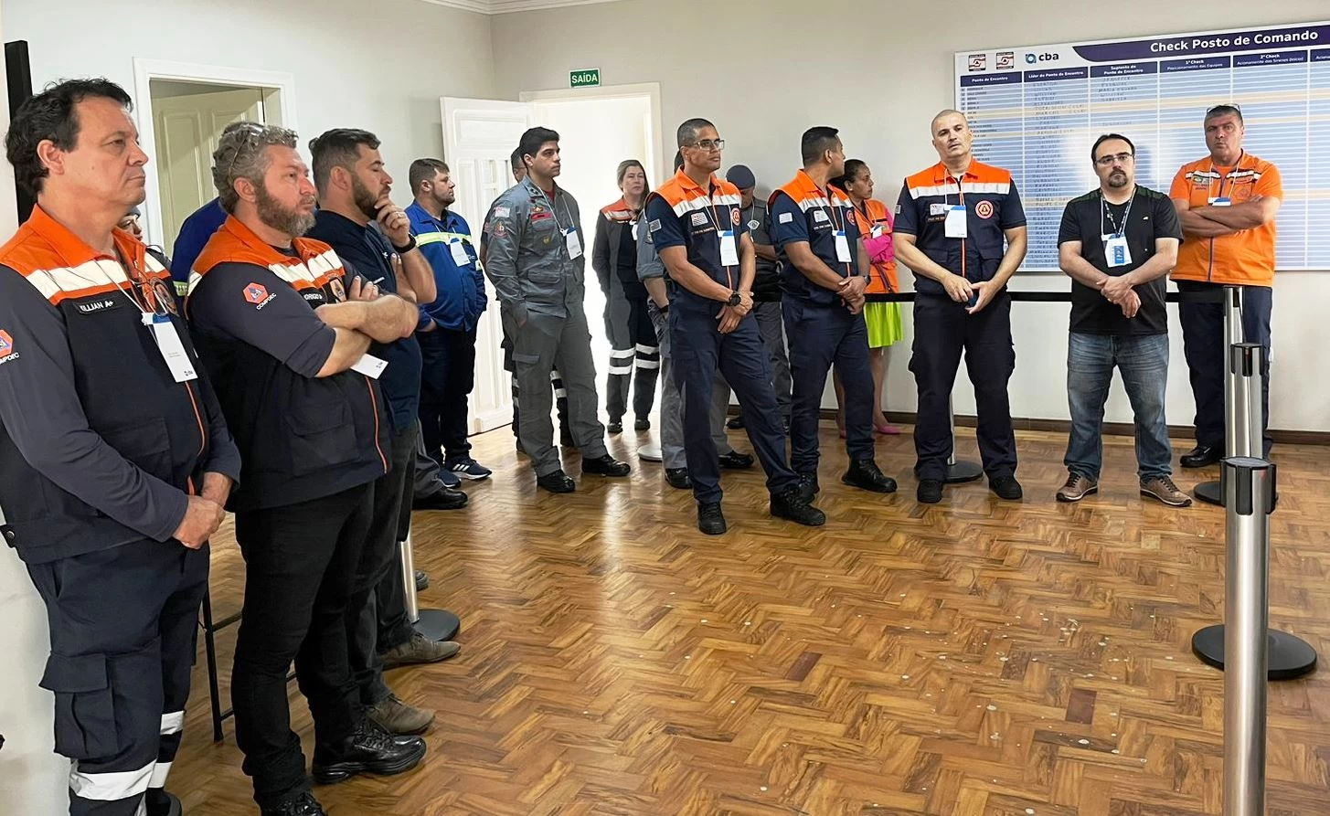 Defesa Civil de Sorocaba participa de exercício simulado de emergência em Alumínio