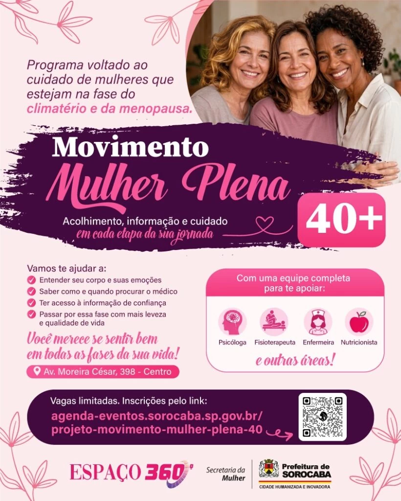 Secretaria da Mulher tem projeto voltado ao cuidado de mulheres na fase do climatério e menopausa