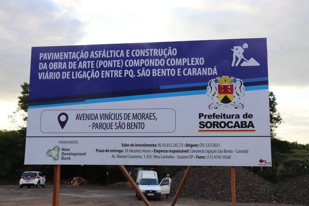 Prefeitura anuncia obras de complexo viário para interligar Parque São Bento e Carandá