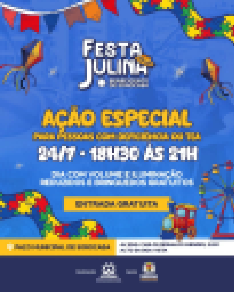 44ª Festa Julina Beneficente de Sorocaba tem entrada gratuita e ação especial para pessoas com deficiência ou TEA dia 24 de julho