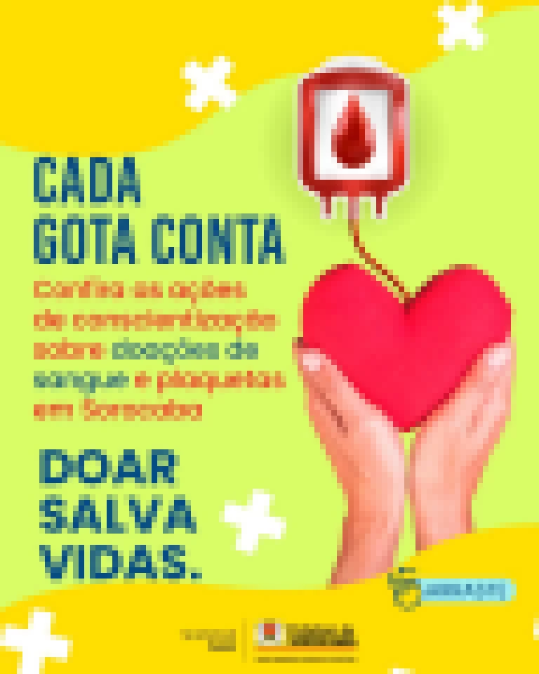 UBSs promovem ações de incentivo a doações de sangue e plaqueta
