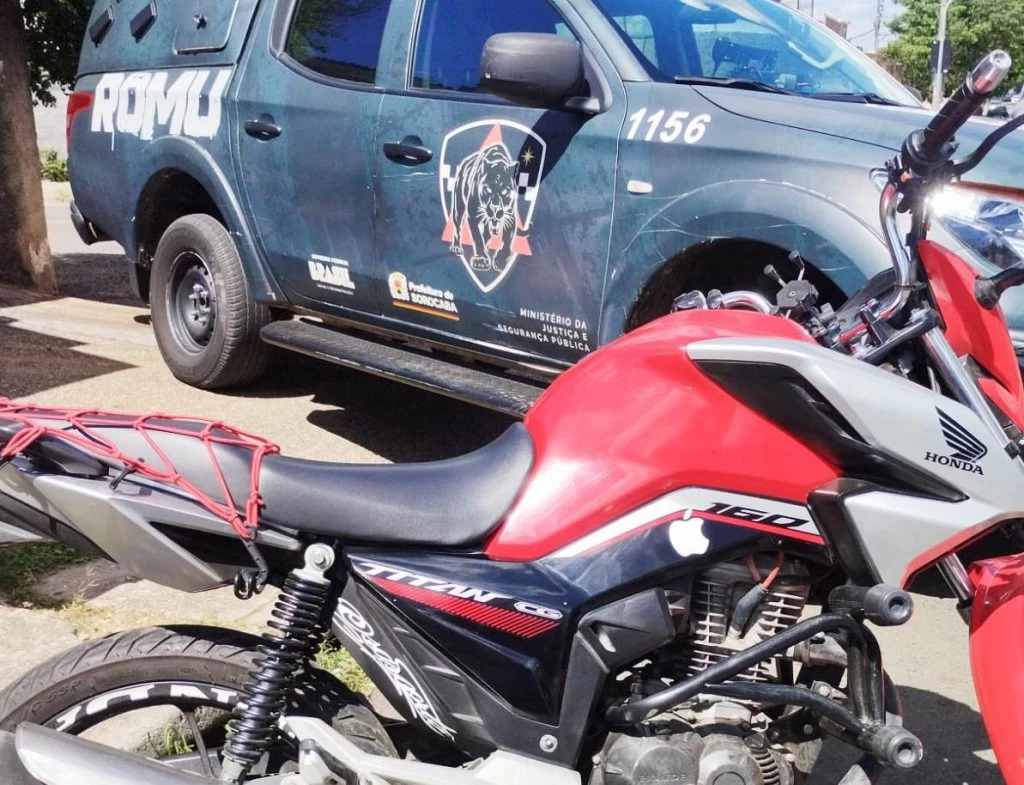 Motocicleta furtada é recuperada pela GCM em residência no Parque Vitória Régia