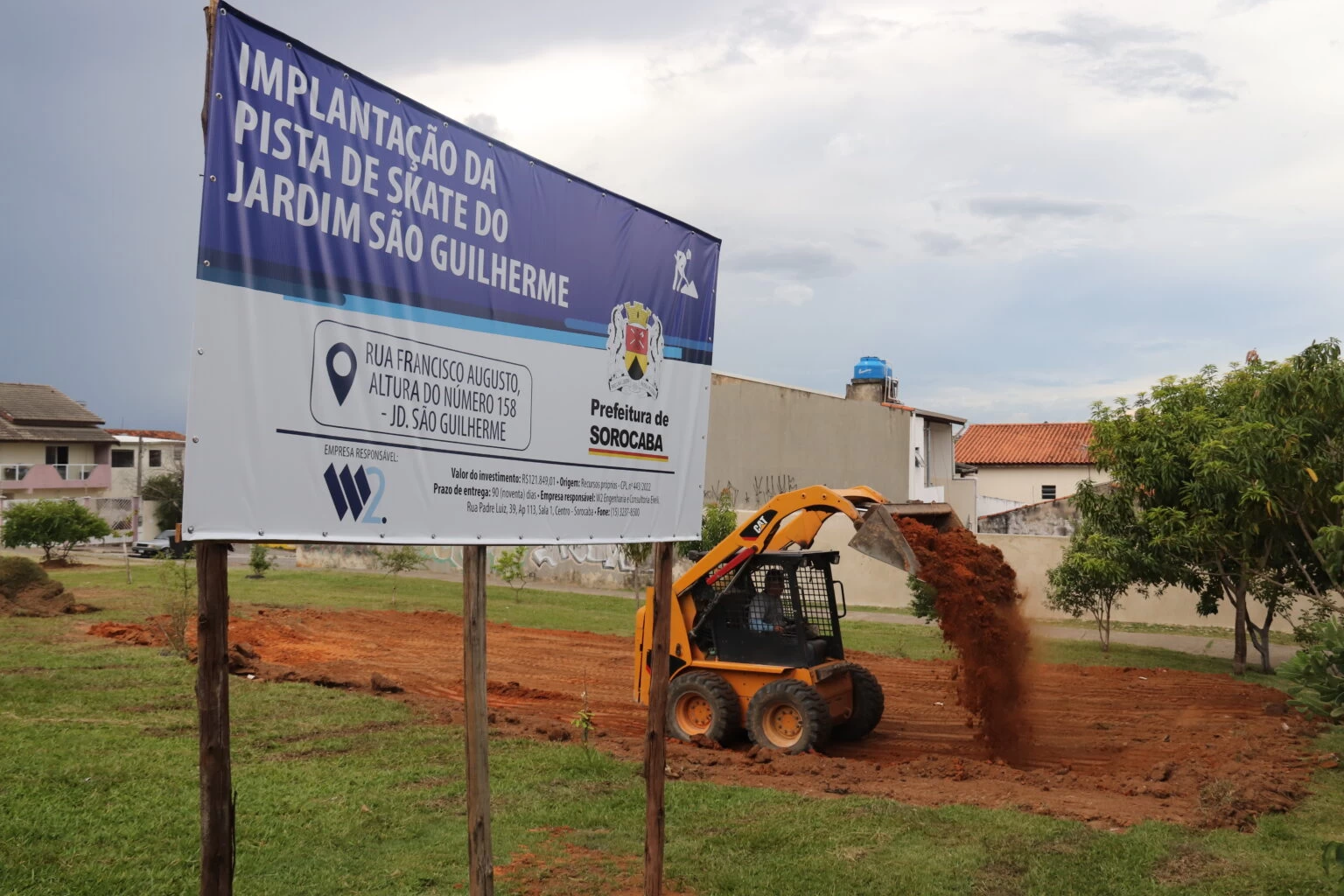 Prefeitura de Sorocaba anuncia obras em áreas públicas no Jardim São Guilherme e Parque das Paineiras