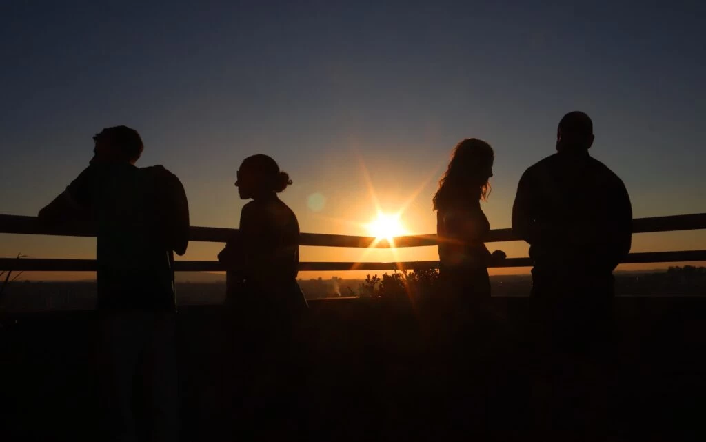 Terraço no 6º andar do Paço Municipal de Sorocaba vira espaço para contemplar o pôr do sol