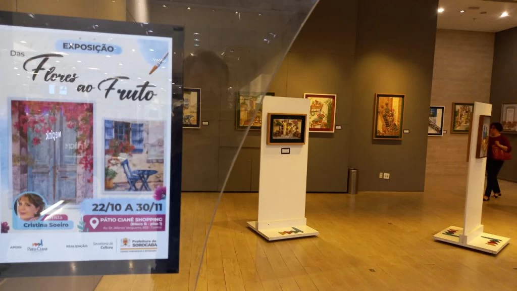 Exposição “Das flores ao fruto” inicia nesta quarta-feira (22) no Pátio Cianê Shopping