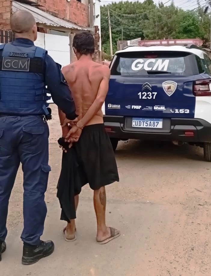 Procurado por homicídio é capturado pela GCM no Jardim São Marcos
