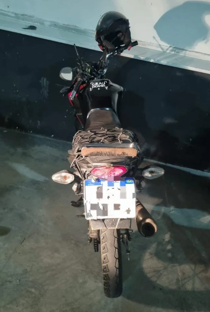 GCM detém rapaz no Éden por receptação de motocicleta furtada