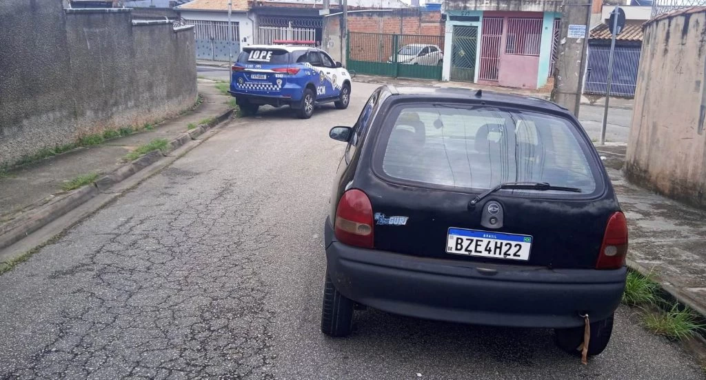 GCM de Sorocaba localiza na Vila Barão carro de Hortolândia que era produto de roubo