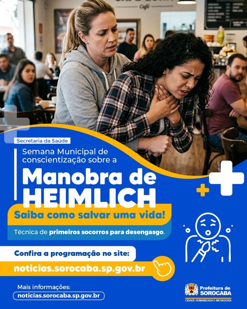 UBSs realizam ações referentes à conscientização e demonstração da Manobra de Heimlich