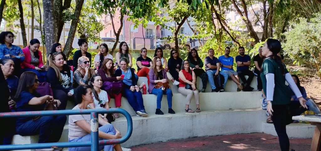 Formações das Oficinas de Aprendizagem encerram ciclo com dia de integração, poesia e natureza no Parque da Água Vermelha