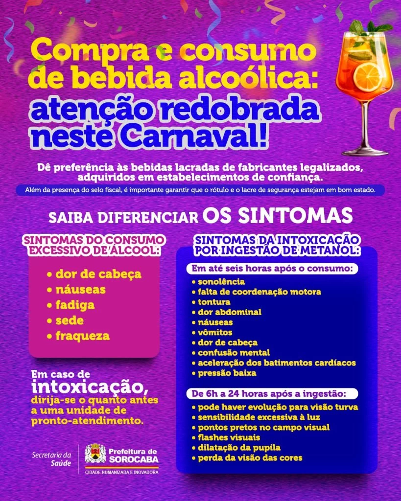 Compra e consumo de bebida alcoólica deve ter atenção redobrada neste Carnaval