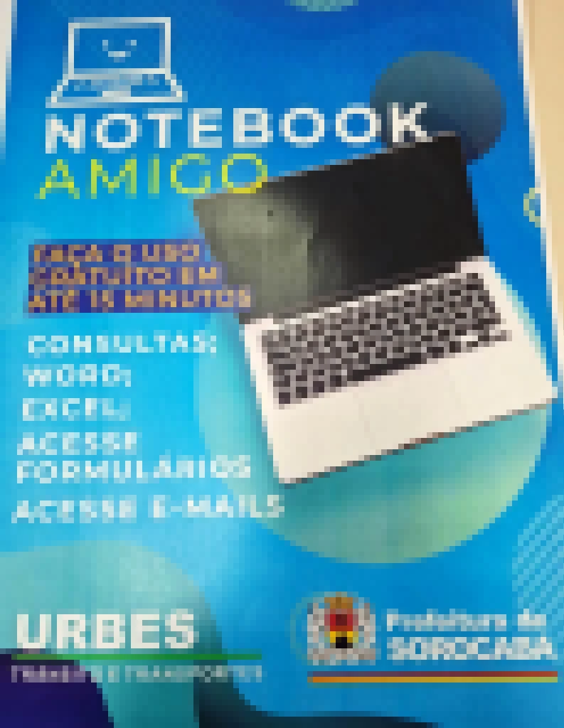 Nova ação da Urbes disponibiliza “Notebook Amigo” em três terminais de ônibus da cidade