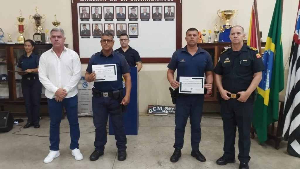 Secretaria de Segurança Urbana homenageia destaques da GCM no 1º quadrimestre de 2025