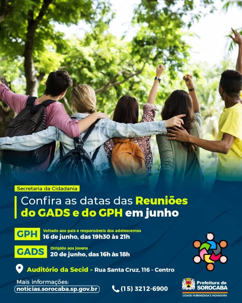 Coordenadoria de Políticas para a Diversidade Sexual divulga datas das reuniões do GADS e do GPH deste mês de junho