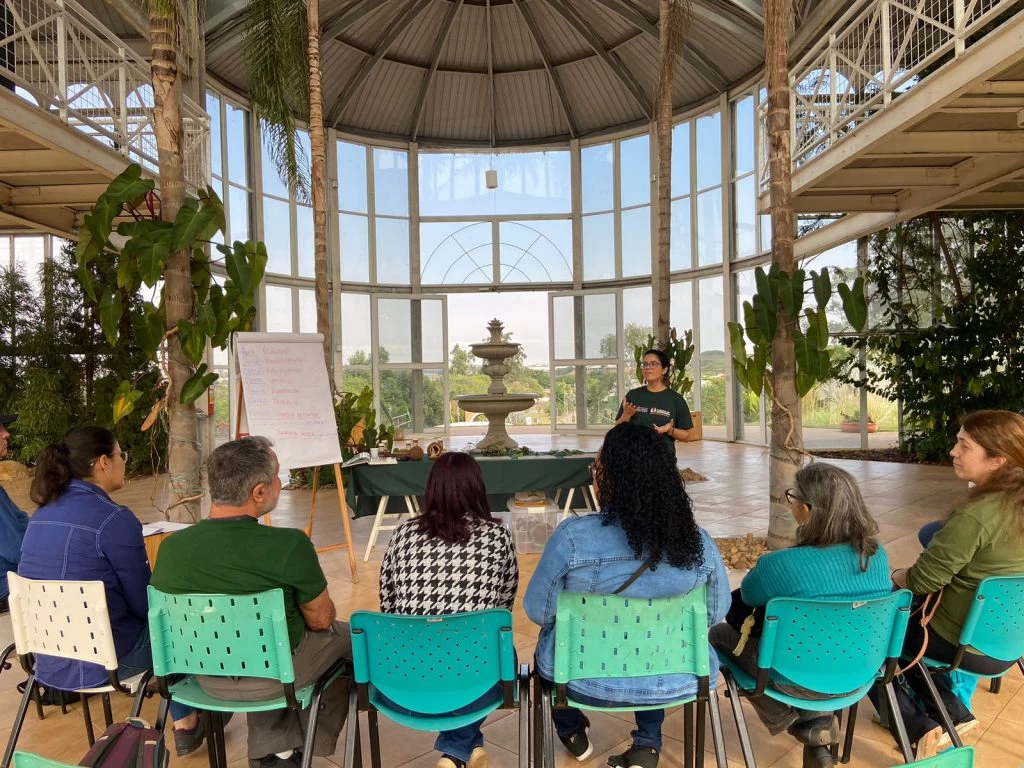 Encontro do Clube de Jardinagem trata da importância de espaços de convivência no Jardim Botânico de Sorocaba