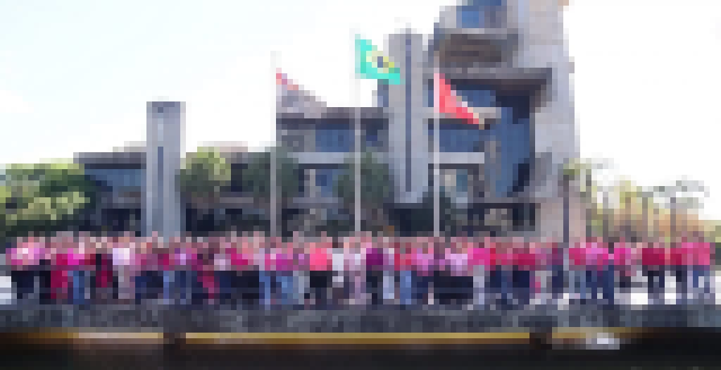Servidores do Paço Municipal participam da Campanha Outubro Rosa