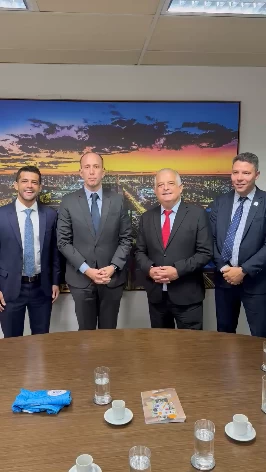 Executivo Municipal se reúne com ministro Márcio França para encampar o Projeto de Acordo Nacional de Isenção de Impostos para Alimentos